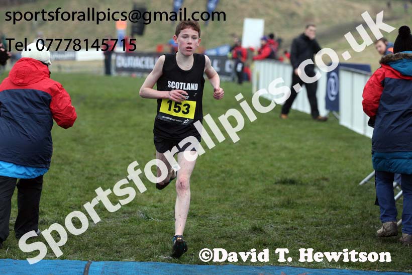 Inter District under-15 boys, 2018 Simplyhealth Great Edinburgh International XCountry. Photo: David T. Hewitson/Sports for All Pics